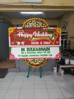 Papan Bunga di Kalangligar Telukjambe Barat